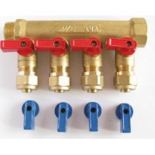 Коллектор  м/п 3/4 х 16 х 4 вых. (универс. ручки) Millennium/TIM