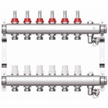 Кол. группа  1х-6 вых. с расх. нерж. STI в сборе Евроконус 3/4