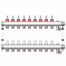 Кол. группа  1х-9 вых. с расх. нерж. STI в сборе Евроконус 3/4