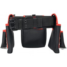 Сумка поясная, 2 секцмм усиленная с двухшпеньковым ремнем С-12 Master EKF c-12