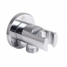 Кронштейн настенный для соединения душевого шланга 0047 круглый мет. Kaiser