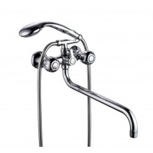 Смес. ванна 2-рук. FAUZT (кер/переключатель) FZ435-A021