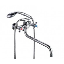 Смес. ванна 2-рук. FAUZT (кер/переключатель) FZ435-A07