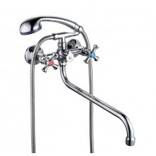 Смес. ванна 2-рук. FAUZT (кер/переключатель) FZ511-A07