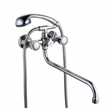 Смес. ванна 2-рук. FAUZT (кер/переключатель) FZ511-A17