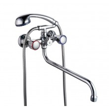 Смес. ванна 2-рук. FAUZT (кер/переключатель) FZ511-A63