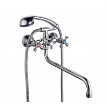 Смес. ванна 2-рук. FAUZT (шар/перекл.) FZ428-A07 (10)