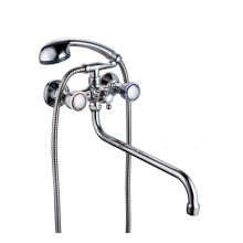 Смес. ванна 2-рук. FAUZT (шар/перекл.) FZ428-A17 (10)