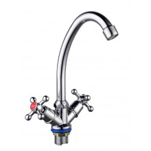 Смес. кухня 2-рук. FAUZT на гайке FZ211-A06