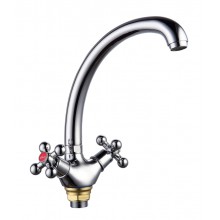 Смес. кухня 2-рук. FAUZT на гайке ЛЮКС FZ293-A32/1