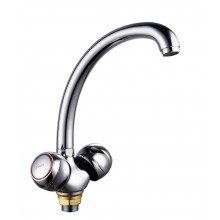 Смес. кухня 2-рук. FAUZT на гайке ЛЮКС FZ293-A39