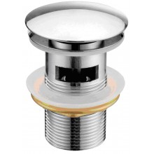 Донный клапан KАISER автомат, металл (хром) 8037