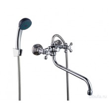 Смес. ванна 2-рук. TSARSBERG 118-95 шар. пер.  крест кер.