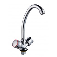 Смес. кухня 2-рук. TSARSBERG  крест кер. 272-34 б/ГП