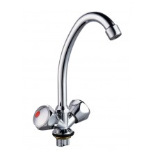 Смес. кухня 2-рук. TSARSBERG  крест кер. 272-41 б/ГП