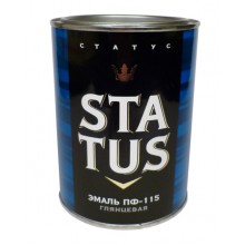 Краска ПФ-115  Эмаль (1,8кг) STATUS черная