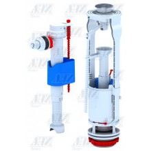 Армат. бок. Ани 1/2 WC9010С двойная, кнопка хром, пластик