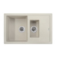 Мойка-Гранит двойная KAISER 780*500*190 мрамор