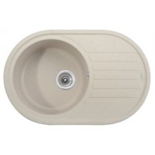 Мойка-Гранит овальная KAISER  780х500х220 мрамор