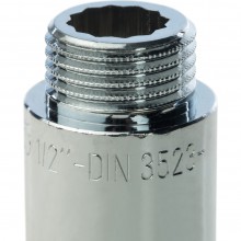 Удлинитель  3/4х100мм. STOUT (хр.) l 20 в упак.