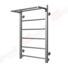 Полотенцесушитель водяной Классик с полкой (Лесенка) 1 (AISI 304, 2 мм)