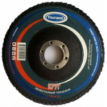 круг лепестковый 125х22х25 КЛТ1 А60 (14А 25/Р60) 5 шт