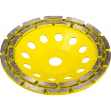 круг шлифовальный (чашка) 180*22,2 алмазн. сегментный двухрядн. STAYER