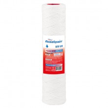 Картридж 10 Нить ГОР. ВОДА  5мкр АКВАБРАЙТ (очистка от песка, ржавчины, грязи)