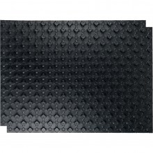 Мат для теплого пола с бобышками 0,88 м2  1100х800х20 чер. STOUT (10)