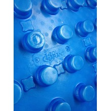 Мат для теплого пола с бобышками с покрытием 0,5м2  1016х516х40мм син.