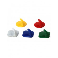 Крючки самоклеющиеся Мозаика (10 шт) 3,7х3,7х2 (М-пластика) (М 2232)