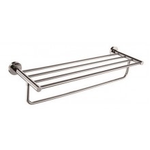 ПОЛКА д/полотенец с держ. нерж 71724/L