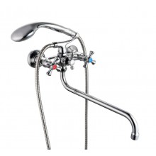 Смес. ванна 2-рук. FAUZT (шар/перекл.) FZ317-A07