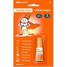 Супер-клей Мастер 1г/блистер TDM