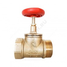 Вентиль пожарный прямой 15б1р Ду50 (муфта-цапка)