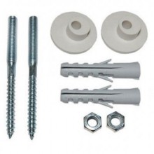 Крепление д/умывальника (тюльпан) D8*100 шуруп D12*60 дюбель