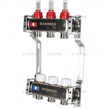 Кол. группа  1х-3 вых. с расх. нерж. ROMMER