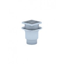 Трап вертик.110 нерж. реш. 15х15 регул выпуск TА1712 АНИ