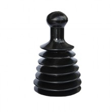 Вантуз сантехнический гофр. d80 с цельнолитой ручкой