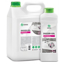 Средство д/чистки канал. труб щелочное 5,3кг DIGGER-GEL Grass | 4 в упак.