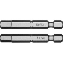 Бита (насадка) HEX6x50мм 2шт.ЗУБР