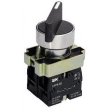 Перекл. LAY5-BJ25 на 2 положен.черн.I-O дл.ручка ИЭК BSW70-BJ-2-K02