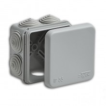 Коробка распр. ОП 70*70*40 IP55 сер. Рувинил 67030 (6шт., 162шт. в упак.) Коробка распр. ОП 70*70*40 IP55 сер. Рувинил 67030 (6шт., 162шт. в упак.)