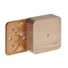 Коробка распр. ОП 79*79*32 IP40 сосна (светл. основа) Рувинил 65004-27М (180 в упак.) Коробка распр. ОП 79*79*32 IP40 сосна (светл. основа) Рувинил 65004-27М (180 в упак.)