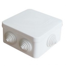 Коробка распр. ОП 84*84*45 IP54 бел. У-120 (45 в упак.) Коробка распр. ОП 84*84*45 IP54 бел. У-120 (45 в упак.)