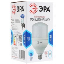 Лампа св. Е27 30Вт ЭРА 6500К 230В POWER 30W-6500-E27 2400лм Б0027004