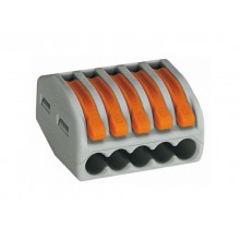 Клеммник 5*  с защелкой  TDM СК-415 (2,5мм) (100шт)