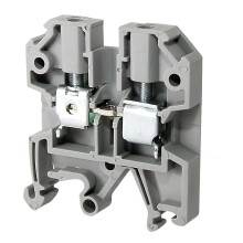 Зажим наборн. ЗНИ- 4мм2 (JXB35А) серый (10 в упак.)