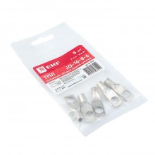 Наконечник медн.  16-8-6 (ТМЛ) (уп.5шт) EKF jg-16-8-6r