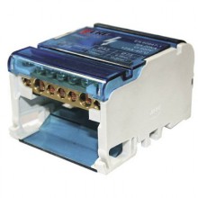 Шина нулевая на DIN-рейку в корпусе 2/7 групп ИЭК YND10-2-07-100 Шина нулевая на DIN-рейку в корпусе 2/7 групп ИЭК YND10-2-07-100